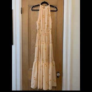 ARITZA WILFRED maxi dress in peach